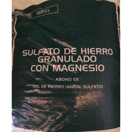 Hierro Sulfato Ferroso De Grhesa 1 Kg Fertilizante Granulado